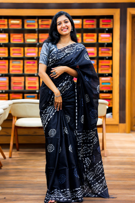 Bhagalpur printed saree | 1003