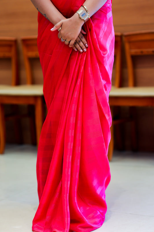 Thin chiffon Saree | code : 1009