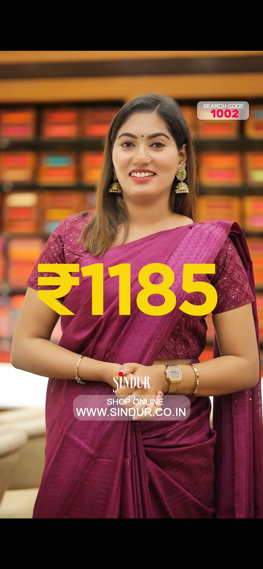 Semi Tussar Saree | 1002