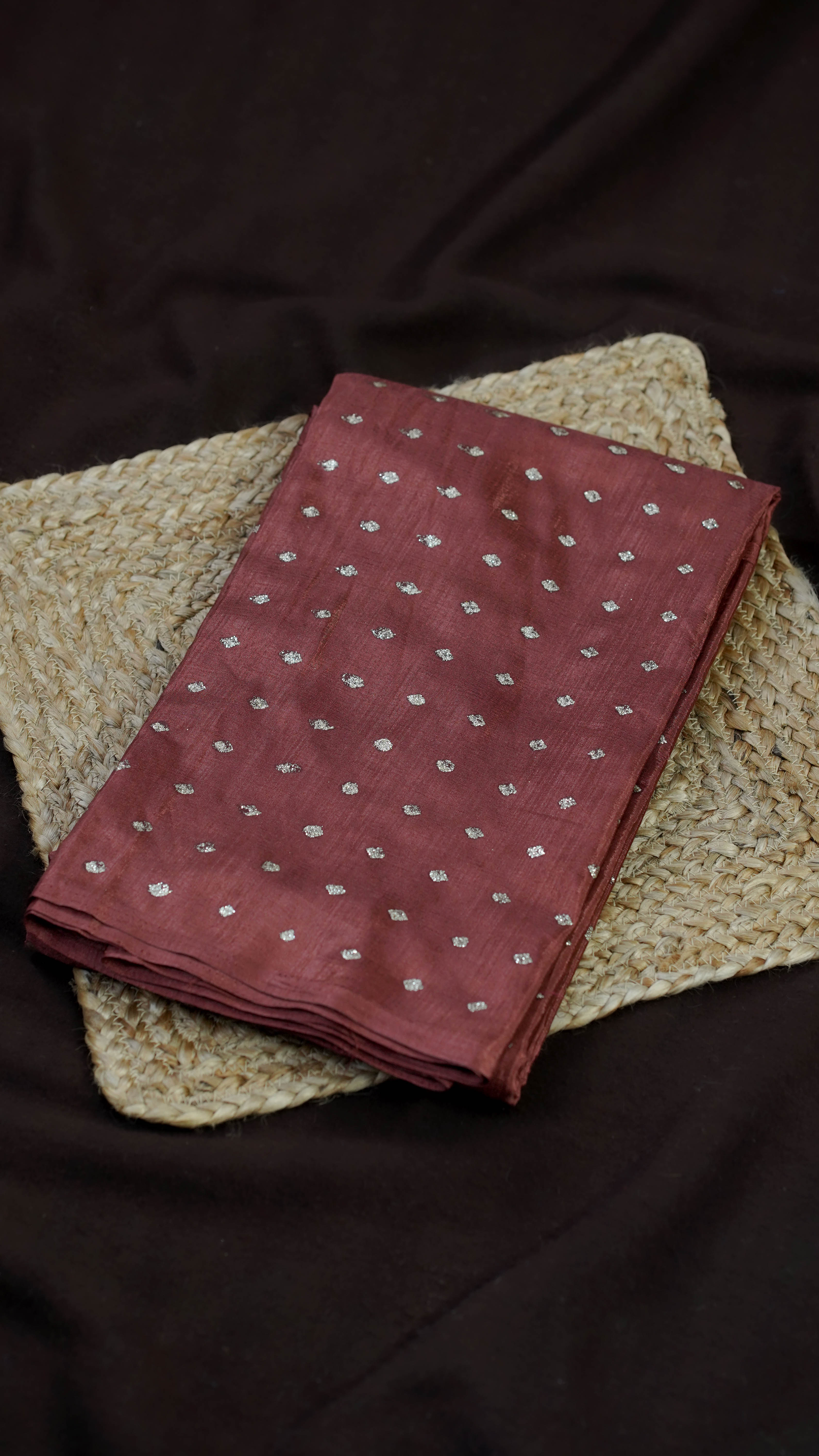 Vichitra Foil Butti Saree | code :1025
