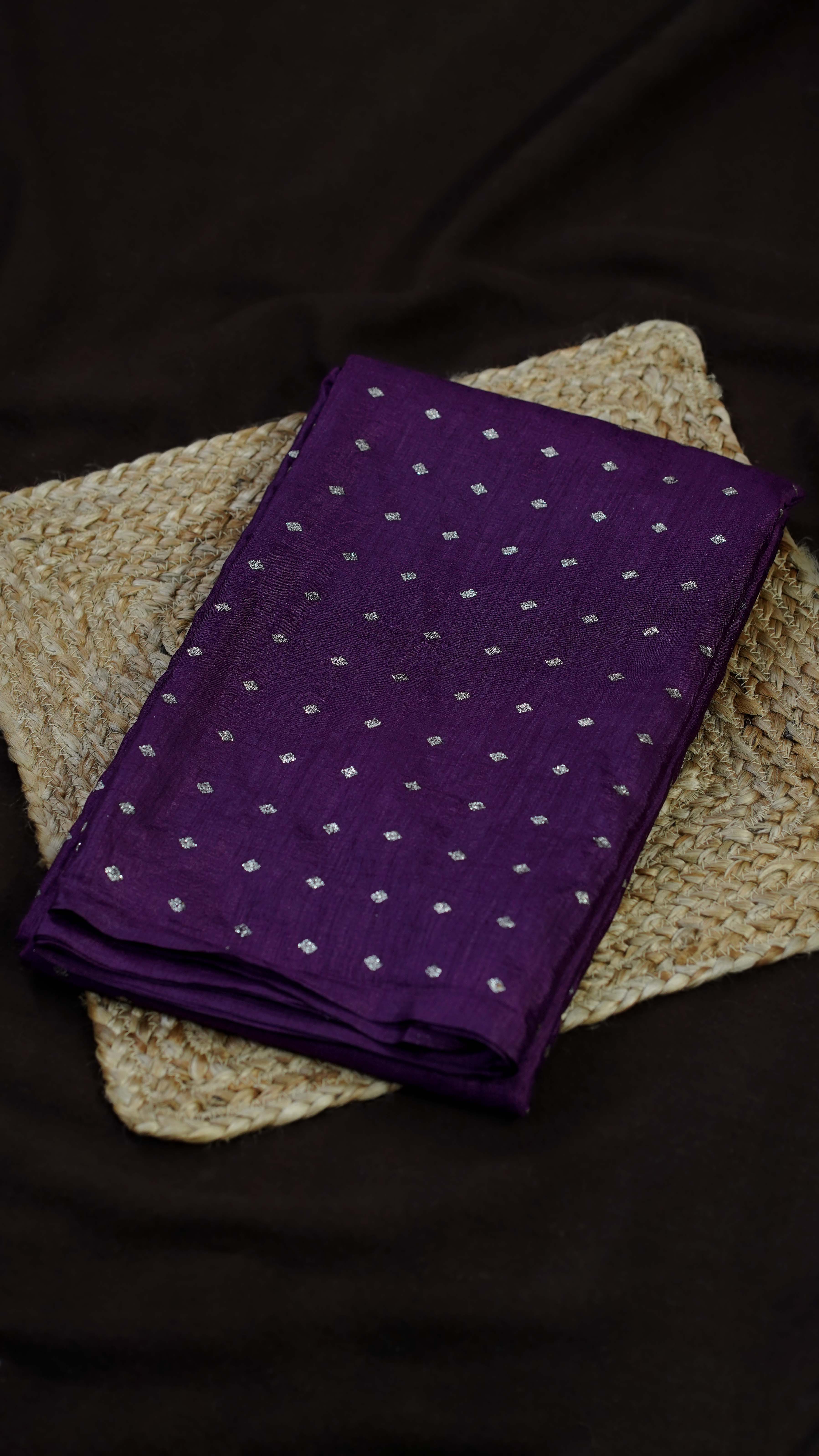 Vichitra Foil Butti Saree | code :1025