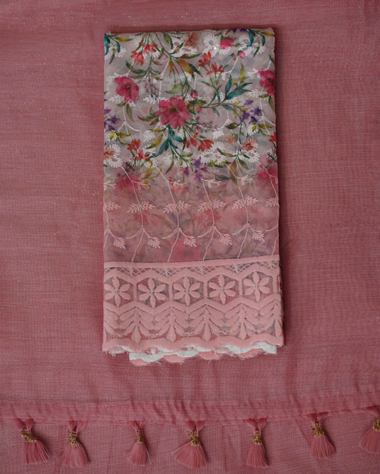 Synthetic Chanderi Saree | 1050