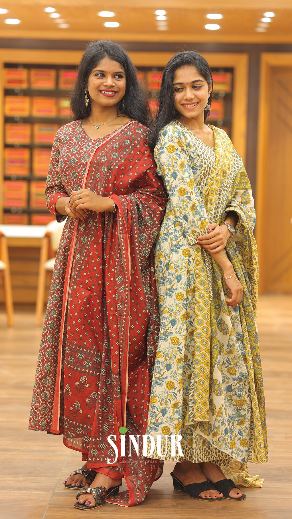 Hand-Embroidered Cotton Top with Floral Print | 2004