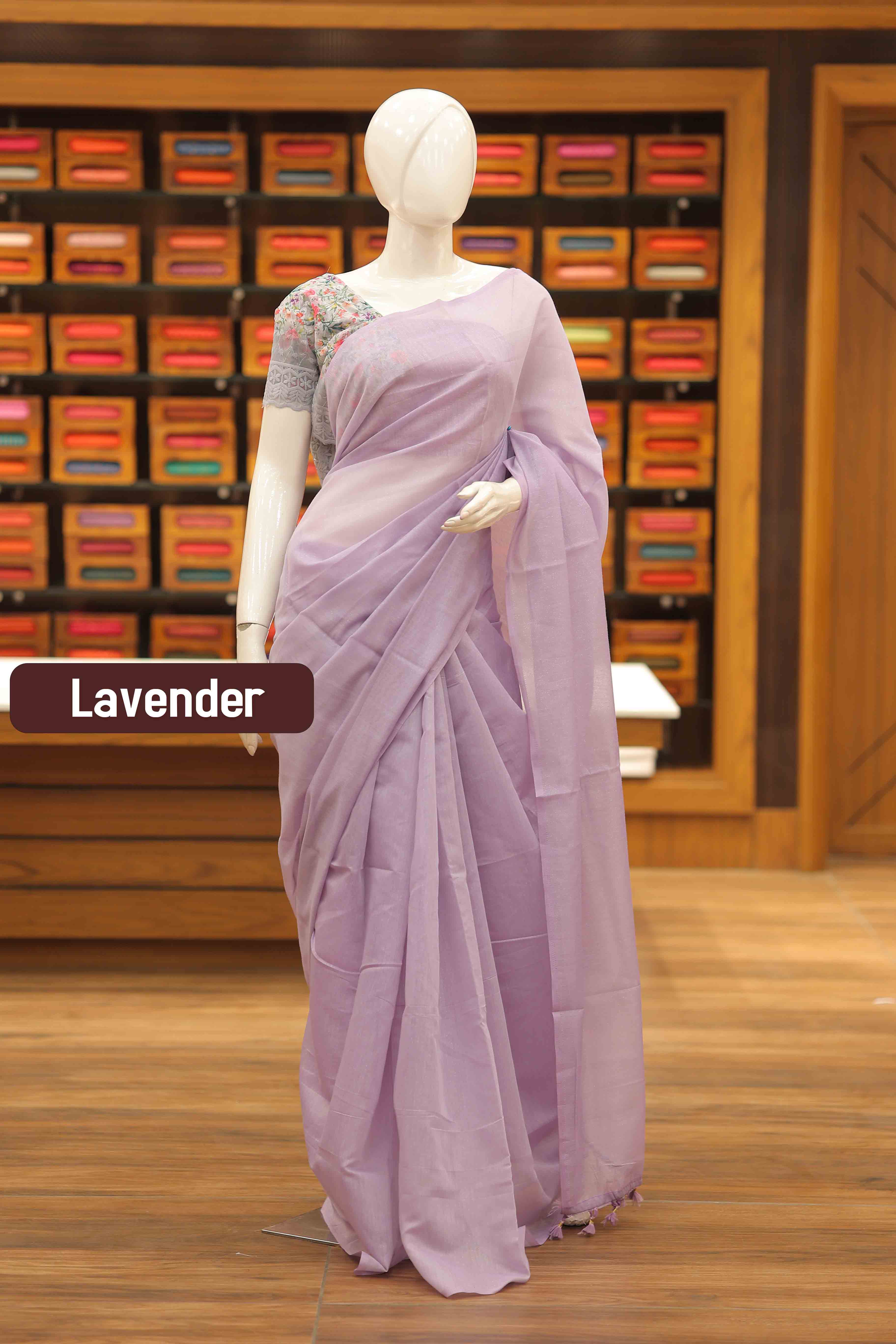 Synthetic Chanderi Saree | 1050