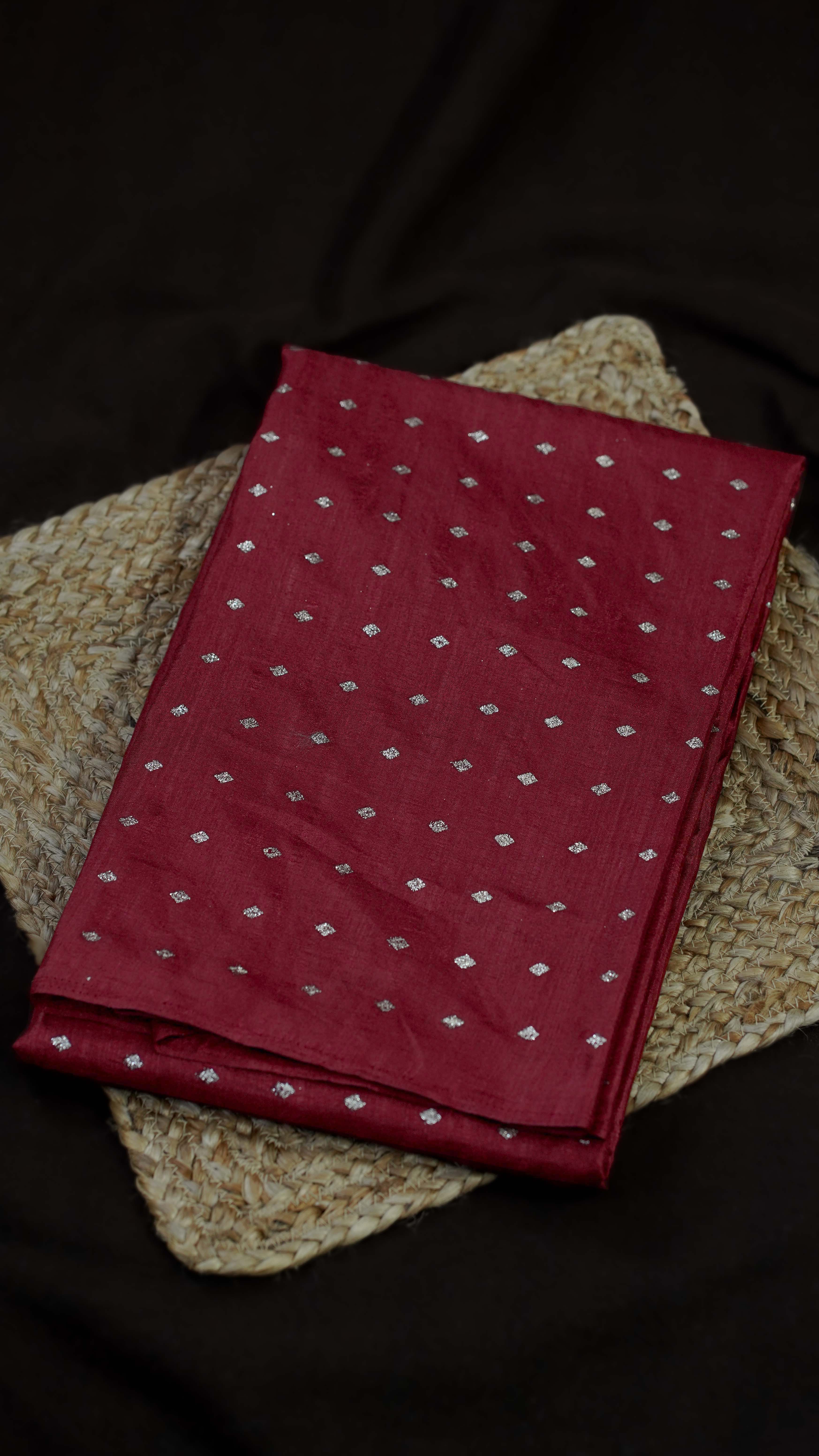 Vichitra Foil Butti Saree | code :1025