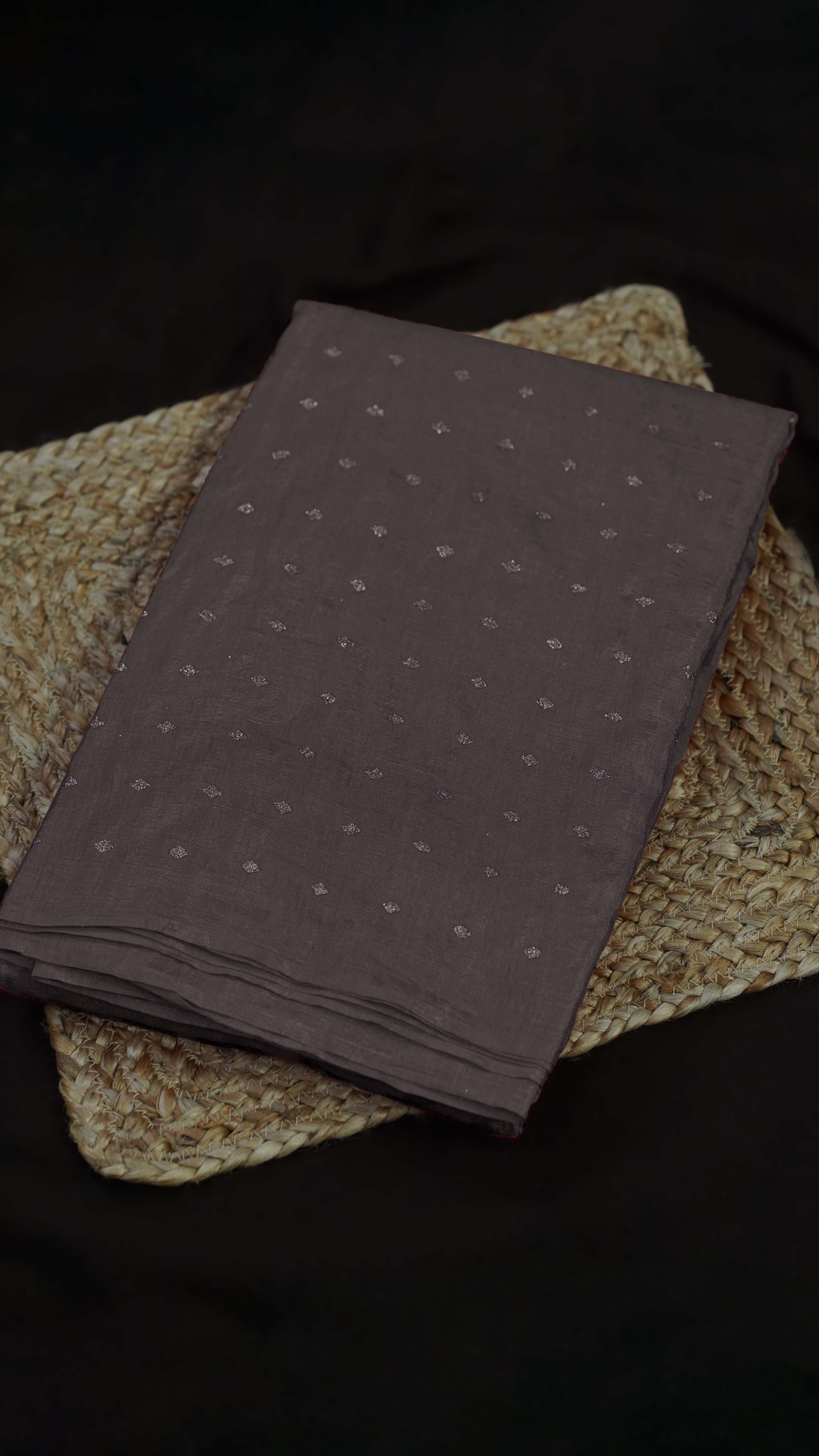 Vichitra Foil Butti Saree | code :1025