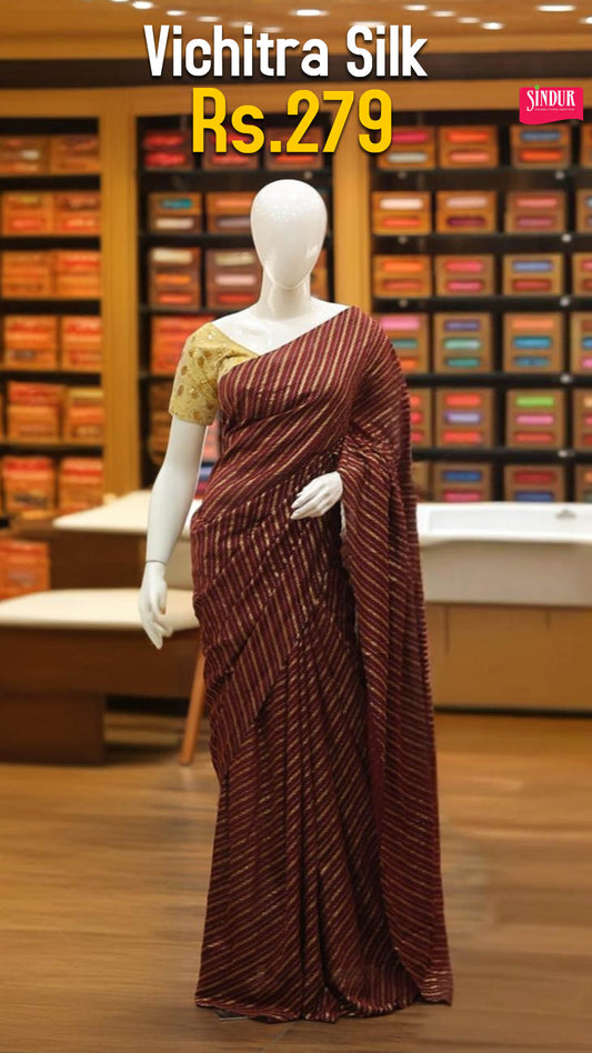Vichitra Party Wear Design Saree | Code : 1036