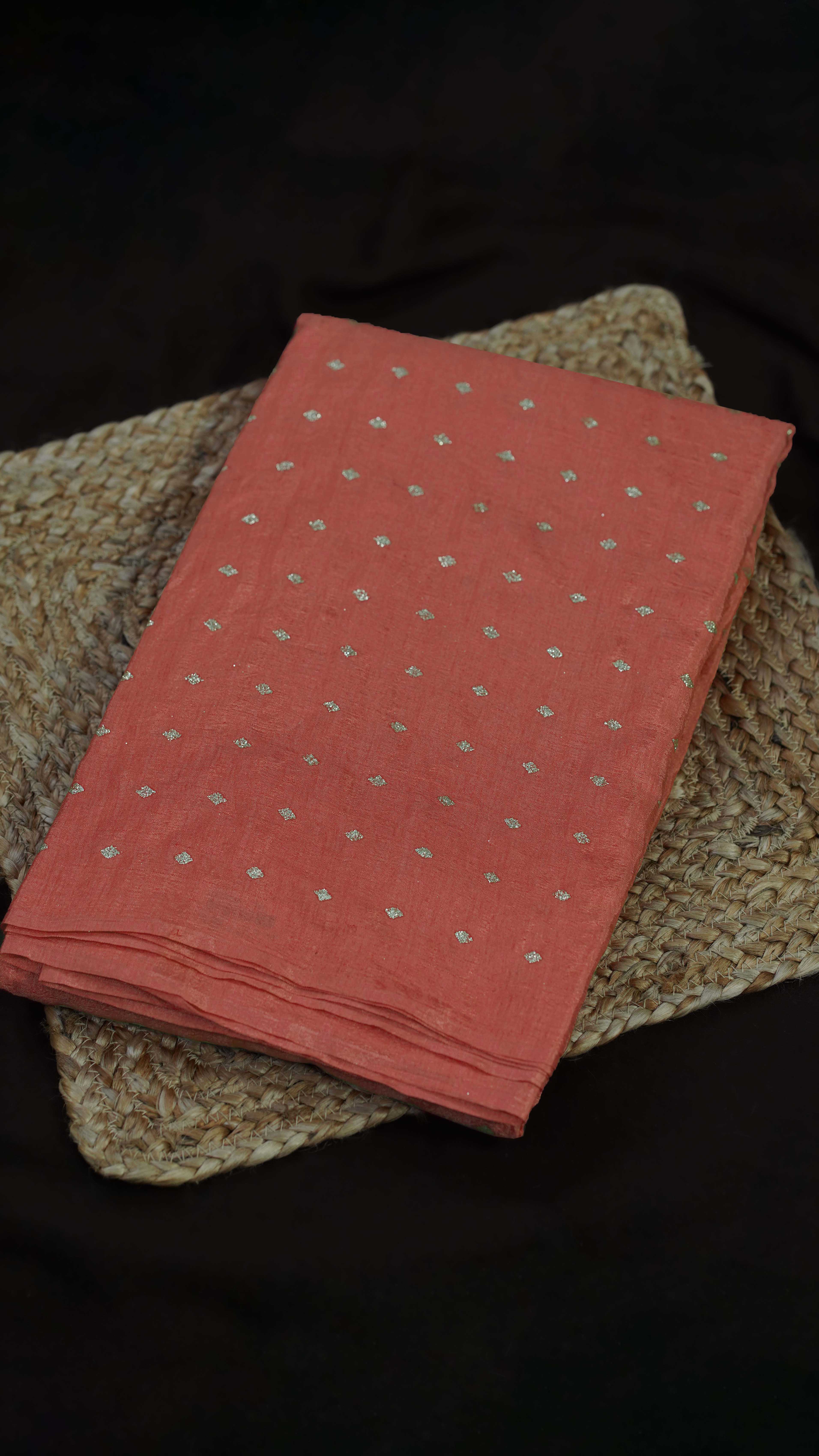 Vichitra Foil Butti Saree | code :1025