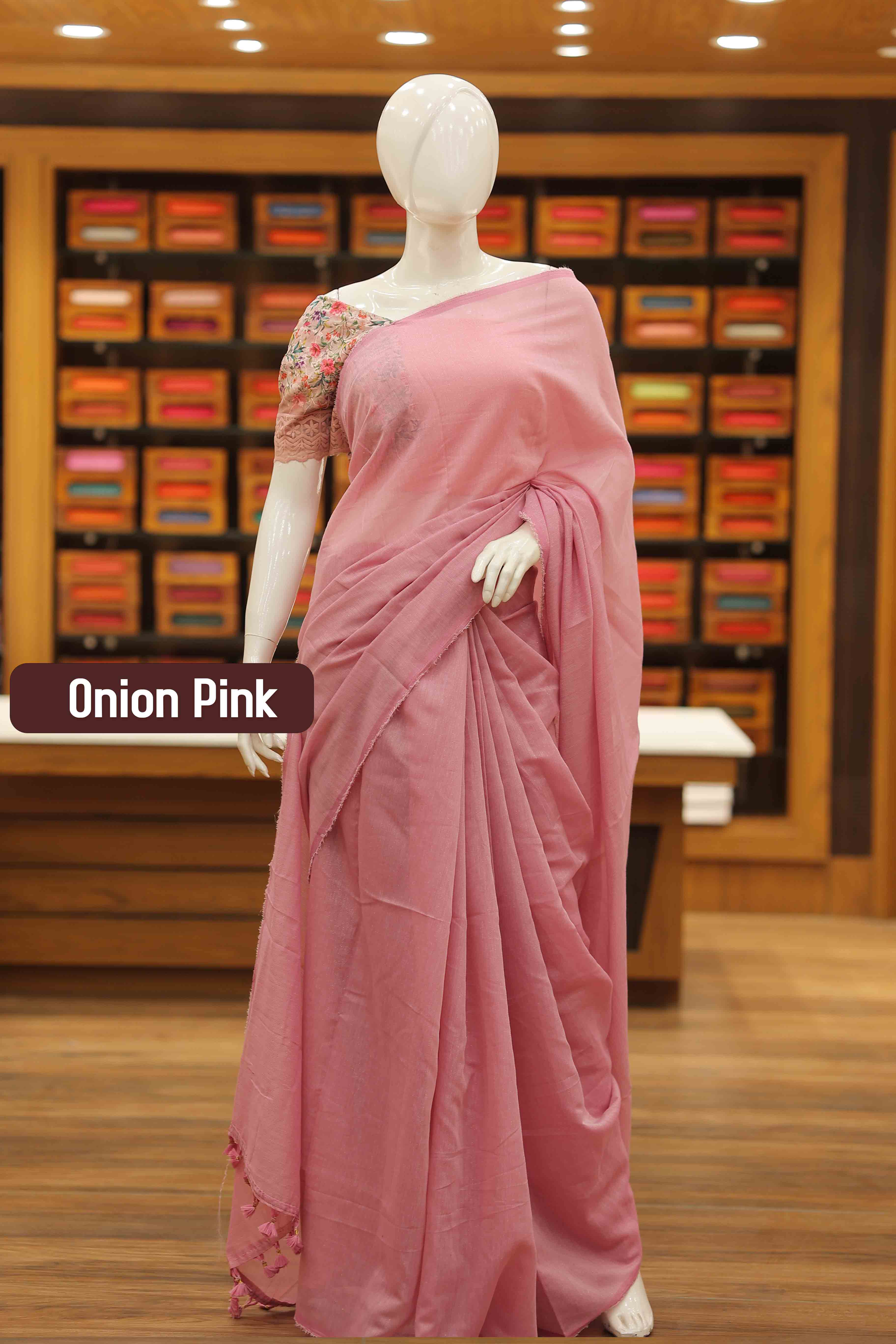 Synthetic Chanderi Saree | 1050